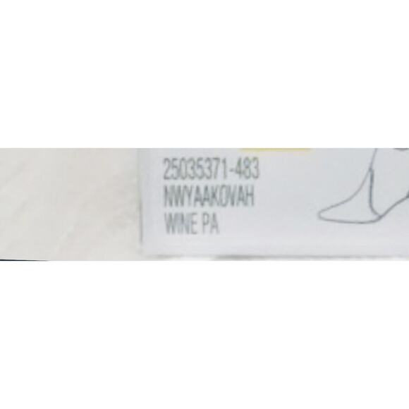 Nine West Burgundy Wine Patent Leather Booties Size 7.5 - Picture 7 of 7